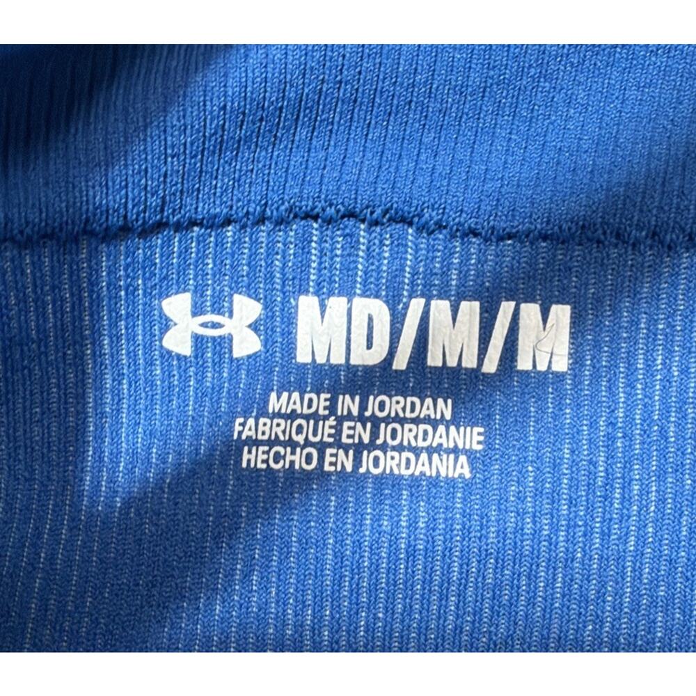 Under Armour Compression Women's Seamless Low Impact Long Sports Bra Blue NWT M - Picture 5 of 6